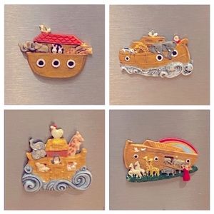 Lot/4  Noah’s Ark Magnets
